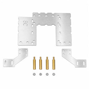 RC Stainless Steel Second Floor Plate Upper Deck for 1/14 IVECO RC Truck Upgrade Parts RC Car Dump Tamiya VOLVO ACTROS