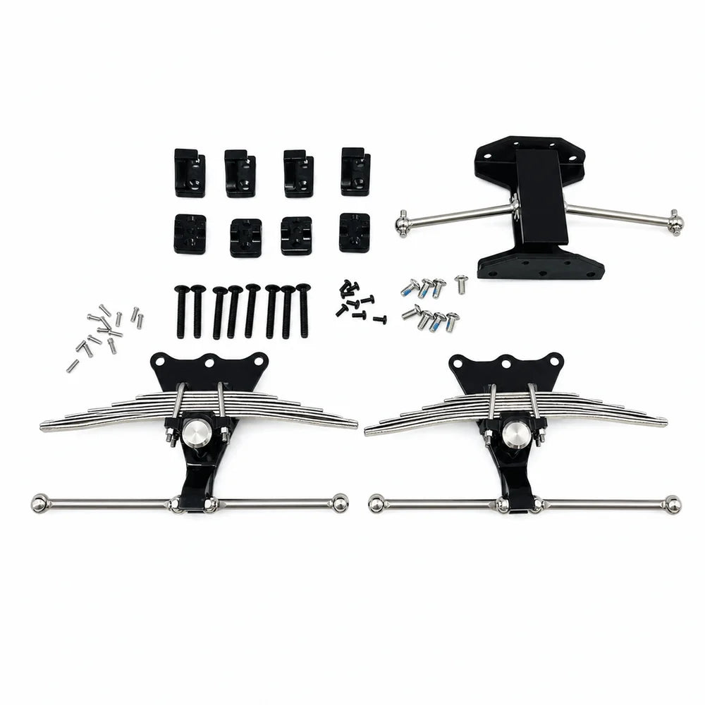 Rear Suspension Assembly Leaf Spring for 1/14 Tamiya RC Truck Car Dump TM Axle SCANIA 770S VOLVO 750 ACTROS 3363 MAN TGX